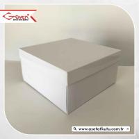 20x20x10 Beyaz Komple Karton Kutu