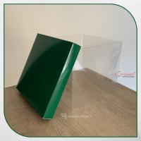 20x20x17.5 Altı Yeşil Karton Üstü Asetat Kutu