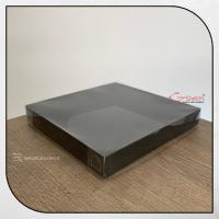20x20x3 Altı Siyah Karton Üstü Asetat Kutu