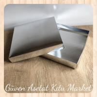 20x20x3 Gümüş Komple Karton Kutu