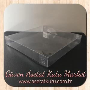 20x20x3 Ölçülü Asetat Kutu