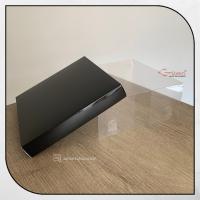 20x20x8 Altı Siyah Karton Üstü Asetat Kutu