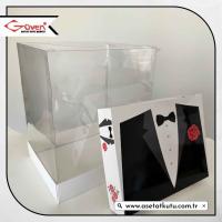 20x25x30 Damat Bohça Kutusu (Beyaz Tabanlı)
