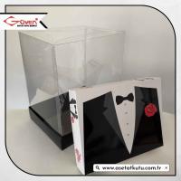 20x25x30 Damat Bohça Kutusu (Siyah Tabanlı)