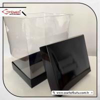 20x25x30 Siyah Karton & Asetat Kutu