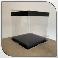 21.5x21.5x24 Siyah Karton ve Asetat Kutu (HM31)