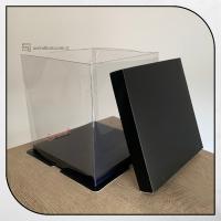 21.5x21.5x24 Siyah Karton ve Asetat Kutu (HM31)