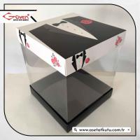 25x25x30 Damat Bohça Kutusu (Siyah Tabanlı)