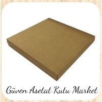 25x25x5 Kraft Komple Karton Kutu
