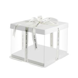 26x26x24 Beyaz Karton ve Asetat Kutu (HM34)