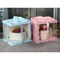 26x26x31 Mavi Yarı Karton Yarı Asetat Kutu (HM18)