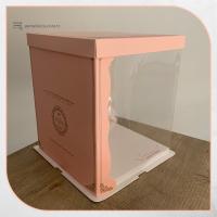 26x26x31 Pembe Yarı Karton Yarı Asetat Kutu (HM17)