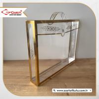 26x33x5 Gold Yaldızlı Asetat Çanta