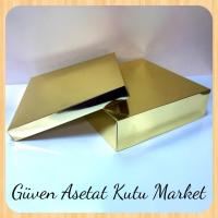 30x30x10 Gold Komple Karton Kutu