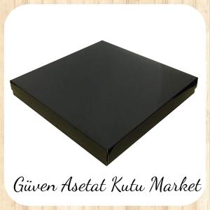 30x30x5 Siyah Komple Karton Kutu