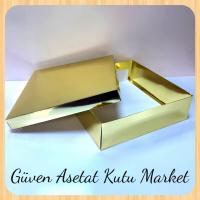 35x35x10 Gold Komple Karton Kutu