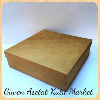 35x35x10 Kraft Komple Karton Kutu