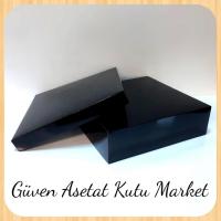 35x35x10 Siyah Komple Karton Kutu