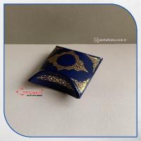 4.5x4.5x1.5 Lacivert Üzeri Gold Saray Desenli Japon Yastığı Kutu