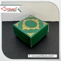 4x4x2 Yeşil Gold Saray Desenli Komple Karton Kutu