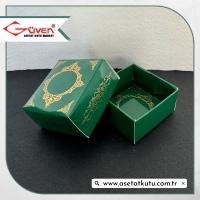 4x4x2 Yeşil Gold Saray Desenli Komple Karton Kutu