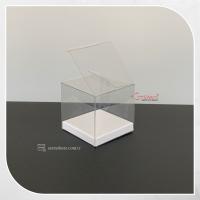 4x4x4 Beyaz İç Yükselticili Otomatik Asetat Kutu