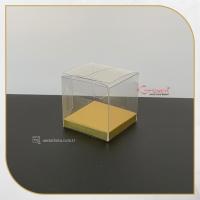 4x4x4 Gold İç Yükselticili Otomatik Asetat Kutu