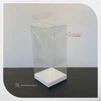 5x5x12 Beyaz İç Yükselticili Otomatik Asetat Kutu