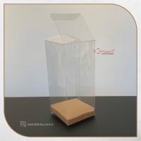 5x5x12 Kraft İç Yükselticili Otomatik Asetat Kutu