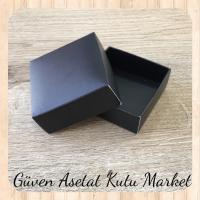 5x5x2.2 Mat Siyah Komple Karton Kutu