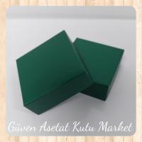 5x5x2.2 Mat Yeşil Komple Karton Kutu