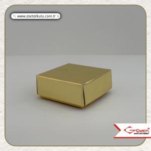 5x5x2.2 Gold Komple Karton Kutu