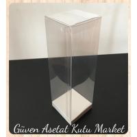  5x5x20 Beyaz İç Yükselticili Otomatik Asetat Kutu