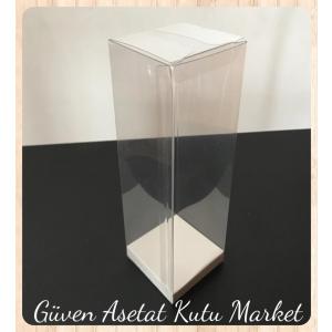  5x5x20 Beyaz İç Yükselticili Otomatik Asetat Kutu