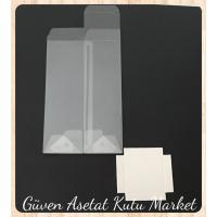  5x5x20 Beyaz İç Yükselticili Otomatik Asetat Kutu