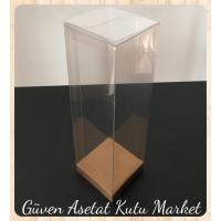5x5x20 Kraft İç Yükselticili Otomatik Asetat Kutu