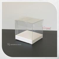 5x5x5 Beyaz İç Yükselticili Otomatik Asetat Kutu