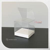 5x5x5 Beyaz İç Yükselticili Otomatik Asetat Kutu