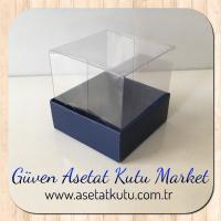 5x5x5 Lacivert Karton Kutu