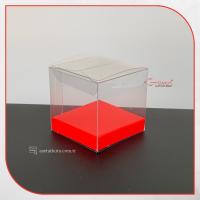 5x5x5 Mat Kırmızı İç Yükselticili Otomatik Asetat Kutu