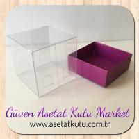 5x5x5 Mor Karton Kutu