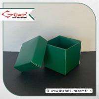 5x5x5 Yeşil Komple Karton Kutu