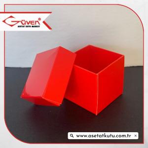 5x5x5 Kırmızı Komple Karton Kutu