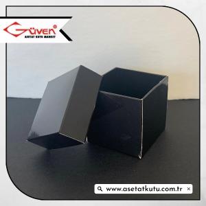 5x5x5 Siyah Komple Karton Kutu