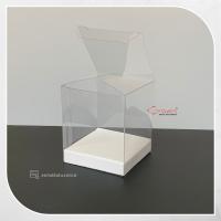 5x5x6 Beyaz İç Yükselticili Otomatik Asetat Kutu