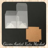 5x5x6 Kraft İç Yükselticili Otomatik Asetat Kutu