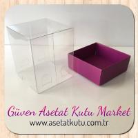 5x5x6 Mor Zemin Karton Kutu