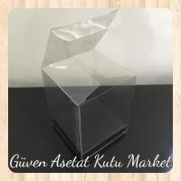 5x5x8 Altı Mat Siyah İç Yükseltici Karton Üstü Otomatik Kutu