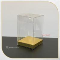 5x5x8 Gold İç Yükselticili Otomatik Asetat Kutu