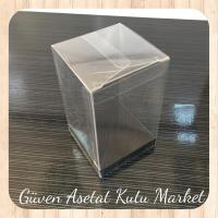 6x6x10 Altı Siyah İç Yükseltici Karton Üstü Otomatik Kutu